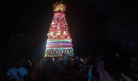 வயலோகம் தர்காவில் சந்தனக்கூடு விழா