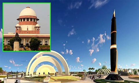 சென்னை மெரினாவில் அமையவுள்ள பேனா நினைவு சின்னத்திற்கு எதிராக சுப்ரீம் கோர்ட்டில் பொதுநல மனு