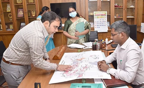 குமரி மாவட்ட வளர்ச்சி திட்ட பணிகள் குறித்த ஆலோசனை கூட்டம் கலெக்டர் தலைமையில் நடந்தது