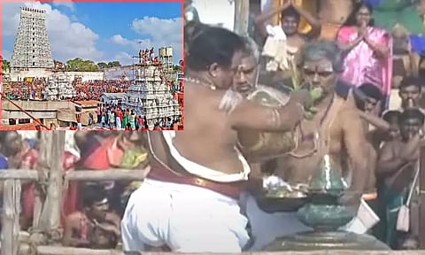 திருச்செந்தூர் கோவிலில் வெகு விமர்சையாக நடைபெற்று வரும் வருஷாபிஷேக விழா
