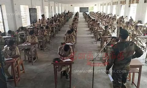 என்.சி.சி. மாணவர்களுக்கு தேர்வு