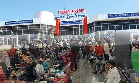 வரலாற்று சாதனையாக சென்னை விமான நிலையத்தில் பயணிகள் எண்ணிக்கை அதிகரிப்பு