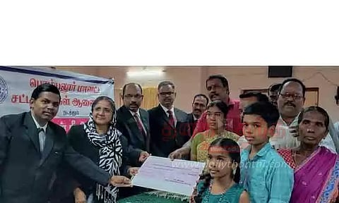 தேசிய மக்கள் நீதிமன்றத்தில் 416 வழக்குகளுக்கு தீர்வு