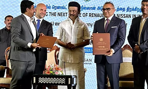 முதல்-அமைச்சர் மு.க.ஸ்டாலின் முன்னிலையில் நிசான் நிறுவனம்-தமிழக அரசு இடையே புரிந்துணர்வு ஒப்பந்தம்..!