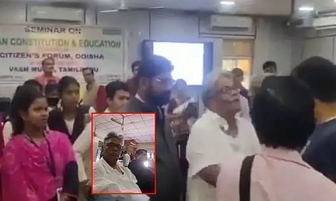 தேச விரோத கருத்துகளால் பதற்றம்; ஒடிசா உத்கல் பல்கலை கழகத்தில் பேராசிரியர், மாணவர்கள் இடையே மோதல்