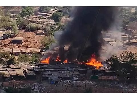 மும்பை குடிசைப்பகுதியில் பயங்கர தீ- சிறுவன் பலி