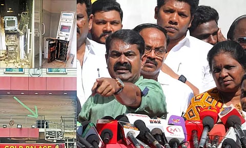 'வடமாநிலத்தவர்கள் வீட்டில், வங்கியில் கொள்ளையடிக்கின்றனர்... கொஞ்சநாள் பொறுத்திருங்கள்...' - சீமான் எச்சரிக்கை