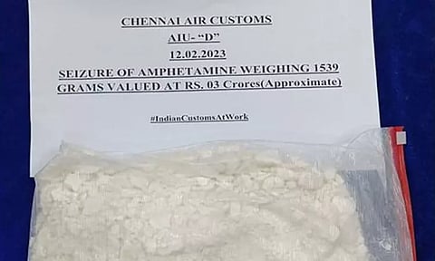 சென்னையில் ரூ.3 கோடி மதிப்புள்ள போதை பவுடர் பறிமுதல்