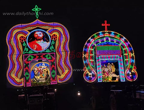 ஆர்.சி. பேட்டப்பாளையத்தில்புனித செபஸ்தியார் ஆலய தேர்த்திருவிழா