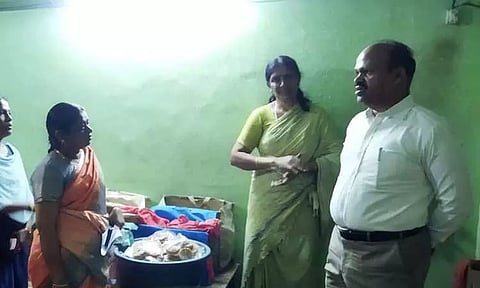 நெல்லிக்குப்பம் அருகே வளர்ச்சி திட்ட பணிகளை கலெக்டர் ஆய்வு