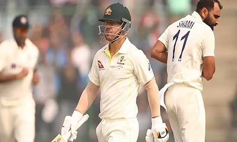 டெல்லி டெஸ்ட்: ஆஸி. வீரர் டேவிட் வார்னர் விலகல்