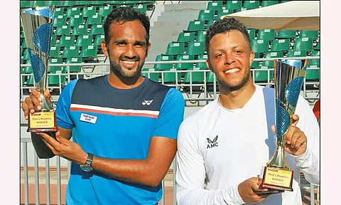சென்னை ஓபன் சேலஞ்சர் டென்னிஸ்: அர்ஜூன்-கிளார்க் ஜோடி 'சாம்பியன்'