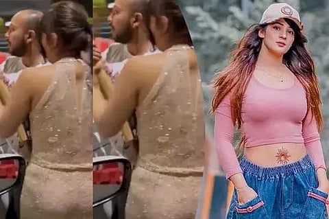 தனது அந்தரங்க உறுப்புகளை தொட்டு தாக்கியதாக நடிகை கிரிக்கெட் வீரர் மீது புகார்