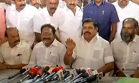 அதிமுக நிர்வாகிகள் கூடி விரைவில் பொதுச்செயலாளர் தேர்வு - எடப்பாடி பழனிசாமி பேட்டி