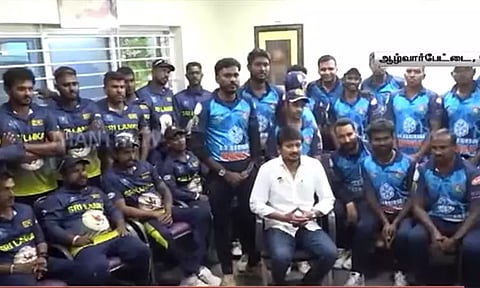 இந்திய மாற்றுத்திறனாளி கிரிக்கெட் அணி வீரர்கள் அமைச்சர் உதயநிதி ஸ்டாலினுடன் சந்திப்பு