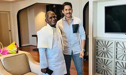 இளையராஜாவை சந்தித்த நடிகர் நாக சைதன்யா.. ..நெகிழ்ச்சி பதிவு