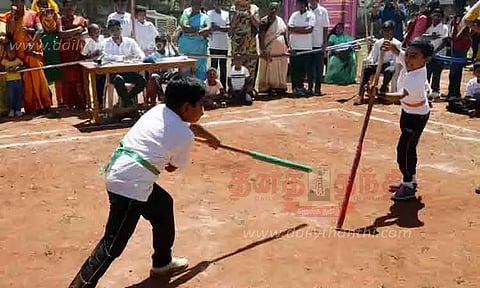 மாநில அளவிலான சிலம்பம் போட்டி