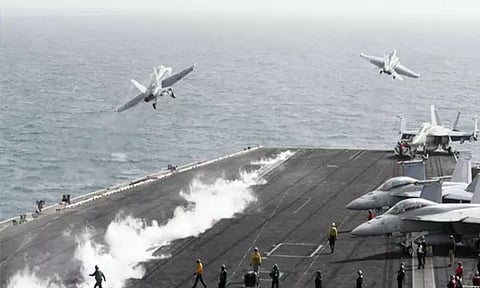 தென் சீன கடல் பகுதியில் பறந்த அமெரிக்க விமானம்; விரட்டியடித்த சீனா