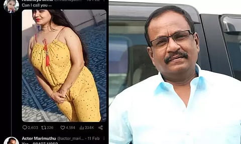 அரைகுறை ஆடை பெண்ணுக்கு ரிப்ளை...! சர்ச்சையில் நடிகர் மாரிமுத்து - மகன் விளக்கம்