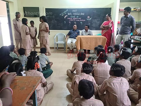 ராசிபுரம் நகராட்சி நடுநிலைப்பள்ளியில்தேசிய அறிவியல் தின விழா