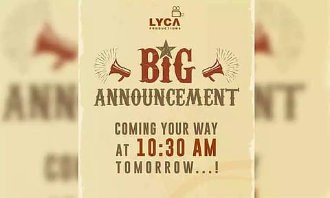 'பொன்னியின் செல்வன்' தயாரிப்பு நிறுவனத்தின் புதிய அப்டேட் - நாளை வெளியாகும் என அறிவிப்பு