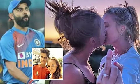 கோலியை மேரீ மீ என கேட்டவர்...! மற்றொரு வீராங்கனையுடன் நிச்சயதார்த்தம்