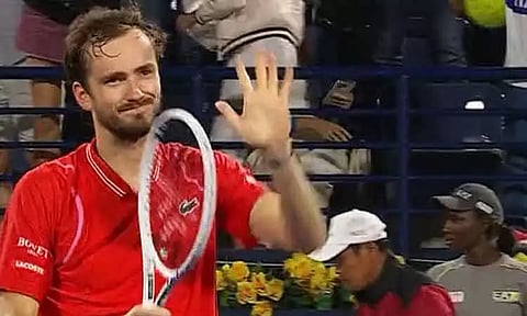 துபாய் ஓபன் டென்னிஸ்: ரஷிய வீரர் டேனில் மெட்விடேவ் 'சாம்பியன்'