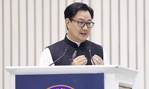 எதிர்க்கட்சிகளின் விளையாட்டை விளையாட நீதிமன்ற அமைப்பை ஒருவரும் கட்டாயப்படுத்த முடியாது: மத்திய சட்ட மந்திரி