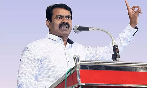 அரசுப் பேருந்துகளைத் தனியாருக்குத் தாரைவார்க்கும் திட்டத்தை அரசு கைவிட வேண்டும் - சீமான்