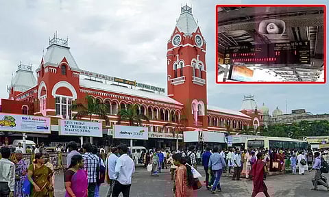 தெற்கு ரெயில்வே உத்தரவை திரும்பப் பெற்றது: சென்டிரல் ரெயில் நிலையத்தில் மீண்டும் ஒலிபெருக்கியில் அறிவிப்புகள்