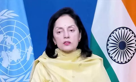 பெண்கள் தலைமையிலான வளர்ச்சி மாடலில் இன்றைய இந்தியா: ஐ.நா.வில் இந்திய தூதர் பேச்சு