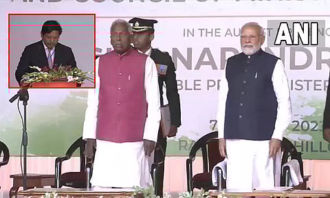 மேகாலயா முதல்-மந்திரியாக சங்மா பதவியேற்பு; பிரதமர் மோடி பங்கேற்பு