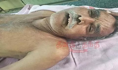 மதுவில் விஷம் கலந்து குடித்துவிட்டுஆற்றில் குதித்து முதியவர் தற்கொலை