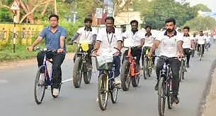 விழிப்புணர்வு சைக்கிள் பேரணி