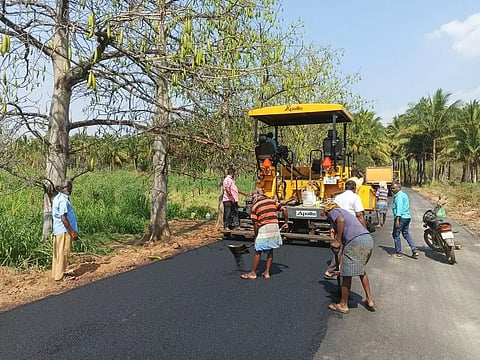 ரூ.95 லட்சத்தில் சாலை அமைக்கும் பணி