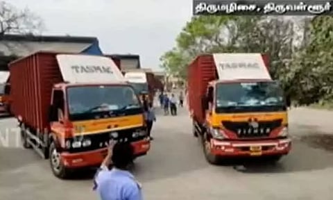 தொழிலாளர்கள் போராட்டம் வாபஸ்; திருமழிசை டாஸ்மாக் குடோனில் இருந்து மீண்டும் மதுபான விநியோகம் தொடக்கம்
