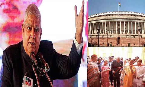 ஜனநாயக கோவிலான நாடாளுமன்றம், விவாதம் நடத்தும் இடம், அமளியில் ஈடுபடும் இடமல்ல - துணை ஜனாதிபதி