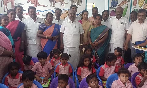 ரூ.10 லட்சத்தில் கட்டப்பட்ட அங்கன்வாடி மையம்