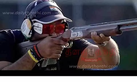 உலக துப்பாக்கி சுடும் போட்டி: பிருத்விராஜ் தொண்டைமான் வெண்கல பதக்கம் வென்றார்