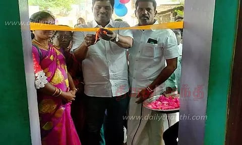 புதிய ரேஷன் கடை திறப்பு விழா