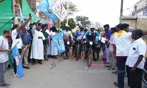 போதை ஒழிப்பு விழிப்புணர்வு சைக்கிள் பேரணி