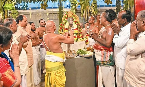 சென்னையில் திருமலை-திருப்பதி தேவஸ்தானம் கட்டியுள்ள பத்மாவதி தாயார் கோவில் கும்பாபிஷேகம்