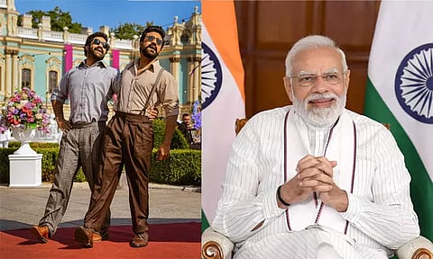 ஆஸ்கர் விருது வென்ற நாட்டு.. நாட்டு.. பாடலுக்கு பிரதமர் மோடி வாழ்த்து..!