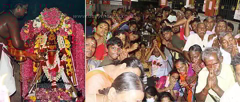 பைரவருக்கு தீபாராதனை