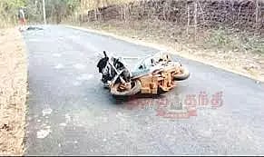 மோட்டார்சைக்கிள் மோதி பூசாரி பலி