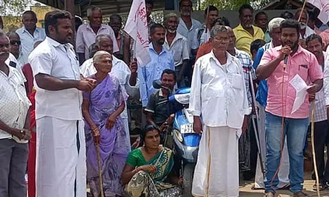 அனைத்து வகை மாற்றுத்திறனாளிகள் சங்கத்தினர் ஆர்ப்பாட்டம்