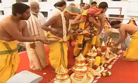 சென்னையில் பத்மாவதி தாயார் கோவில் கும்பாபிஷேகம் - அதிகாலை முதலே ஏராளமான பக்தர்கள் தரிசனம்