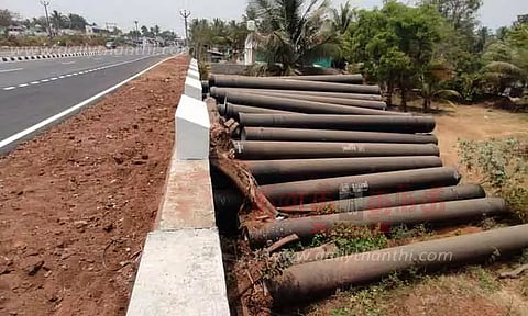 4,200 மீட்டர் தூரத்திற்கு குடிநீர் குழாய்கள் மாற்றம்