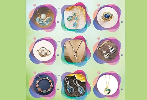 கூல் லுக் தரும் 'பீச் ஜூவல்லரி'