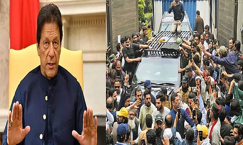 லாகூரில் இம்ரான்கான் பங்களாவுக்குள் 10 ஆயிரம் போலீஸ் நுழைந்து அதிரடி